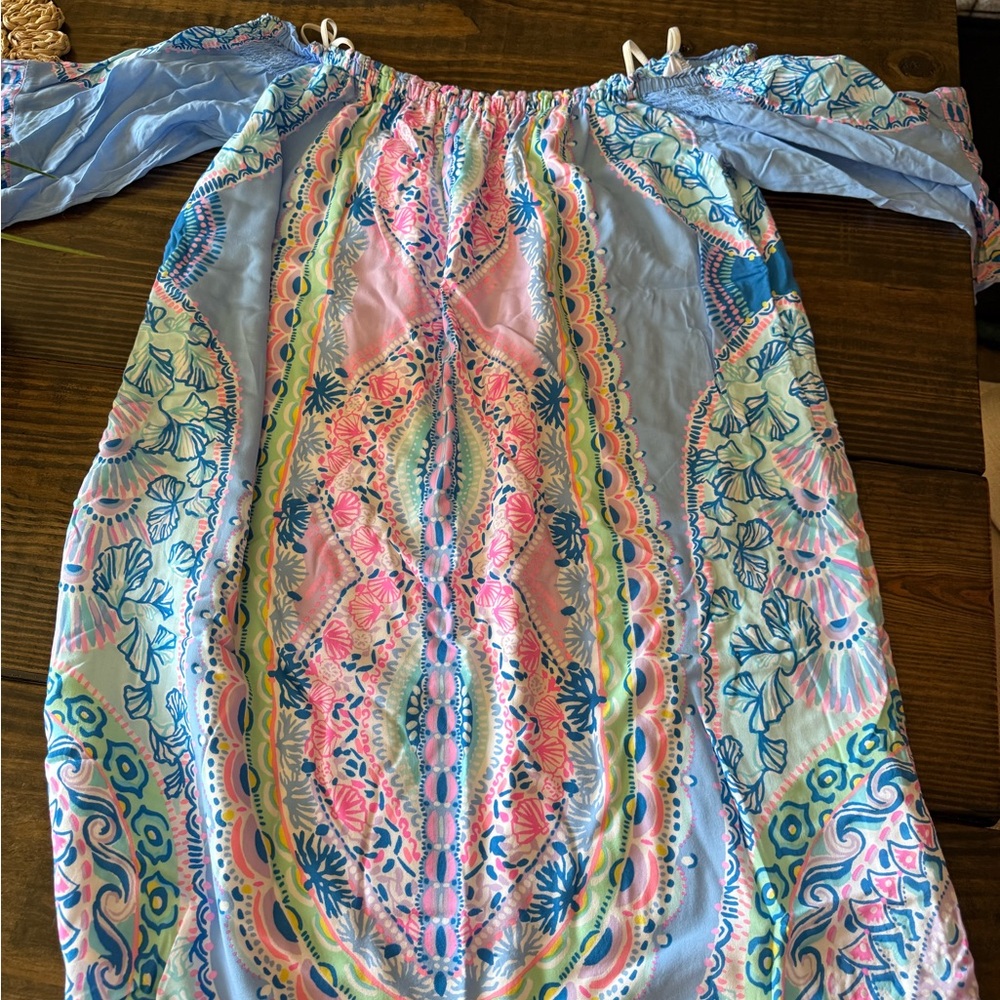 Lilly Pulitzer Multicolor Off-Shoulder Dress